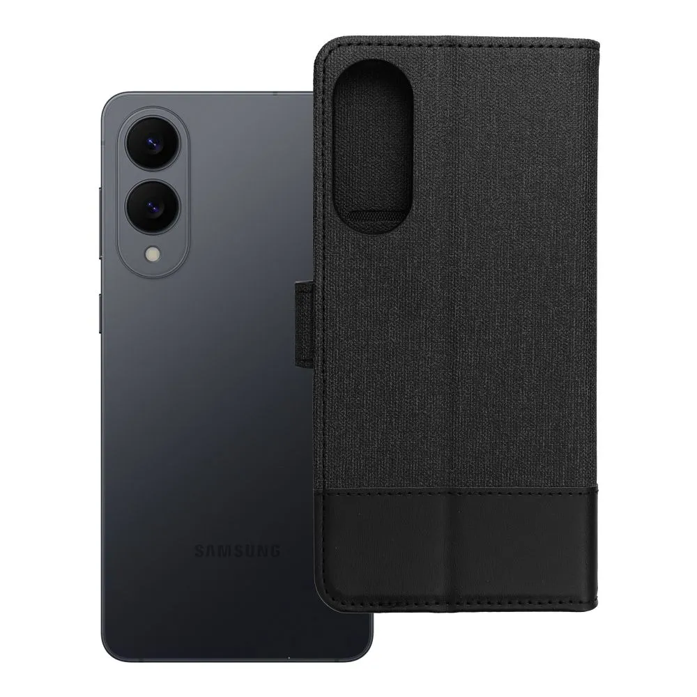 Flip case for Samsung S25 EDGE Gomma Book black