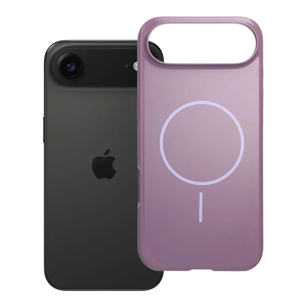 Case for iPhone 17 AIR Glossy Mag Cover compatible with MagSafe purple