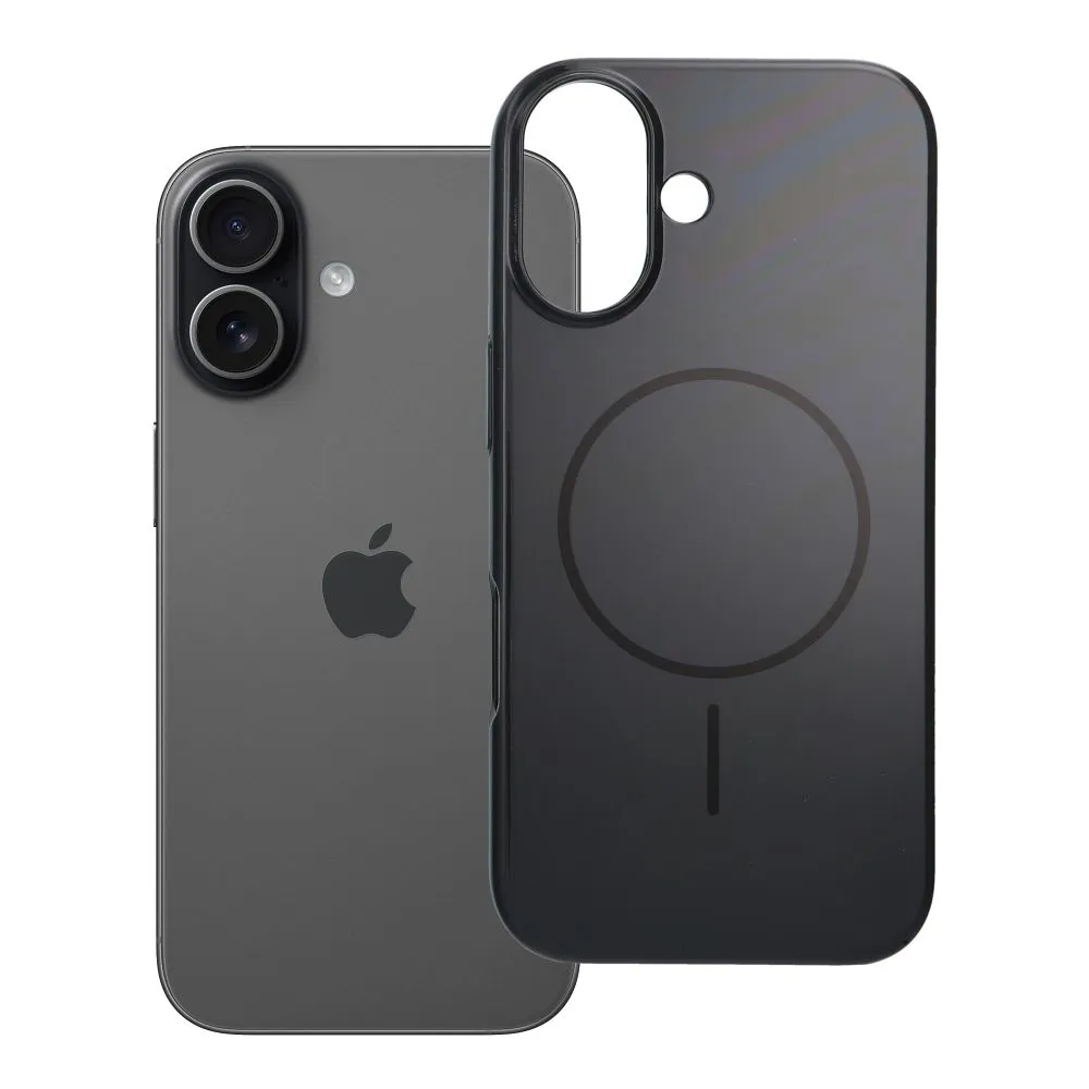 Case for iPhone 17 Glossy Mag Cover compatible with MagSafe black
