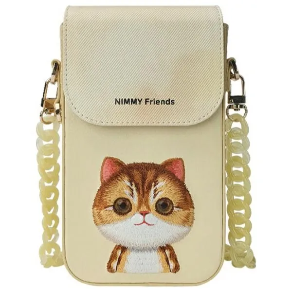 Phone case Nimmy Big Eyed Pet 2.0 cat khaki