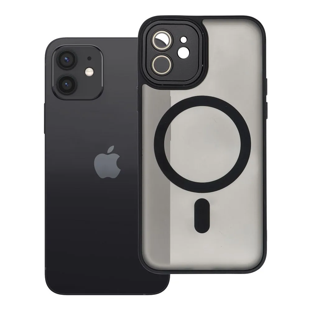 Case for iPhone 12 Variete Mag Cover compatible with MagSafe black