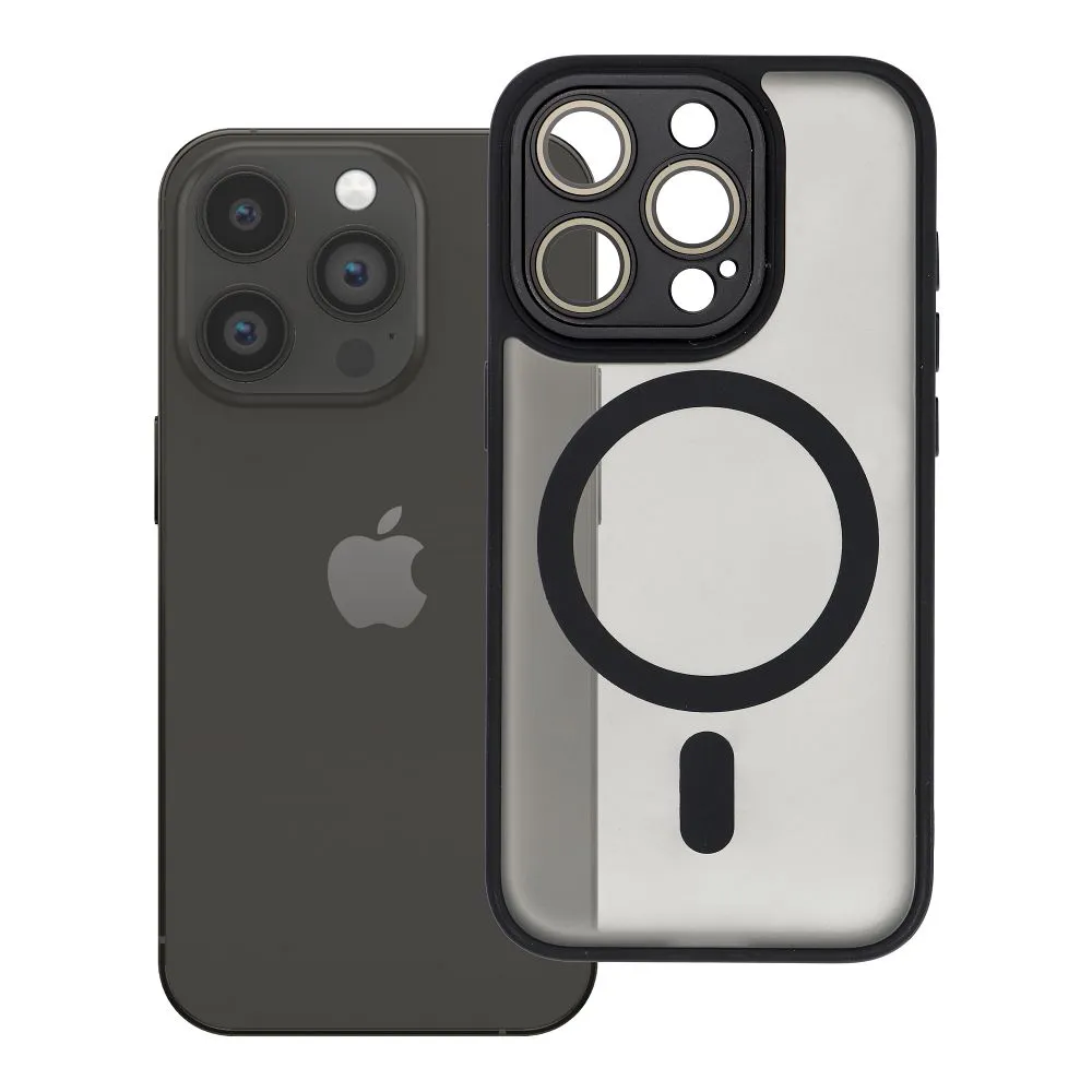 Case for iPhone 15 PRO Variete Mag Cover compatible with MagSafe black