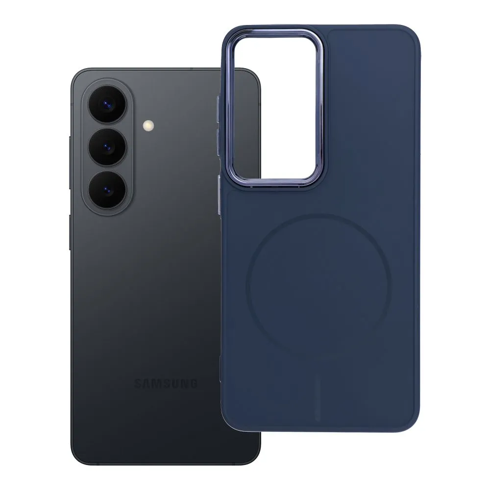 Case for Samsung S26 Frame Mag Cover compatible with MagSafe navy blue