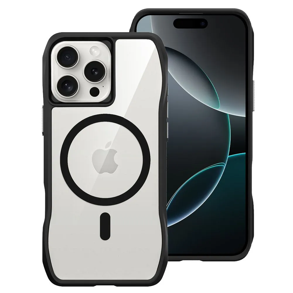 ROAR case SLIM DEFENDER compatible with MagSafe for IPHONE 15 Pro Max black