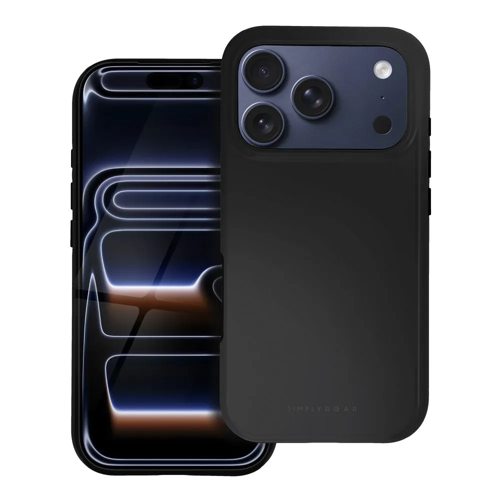 ROAR case RAINBOW BUMPER compatible with MagSafe for IPHONE 15 Pro Max black
