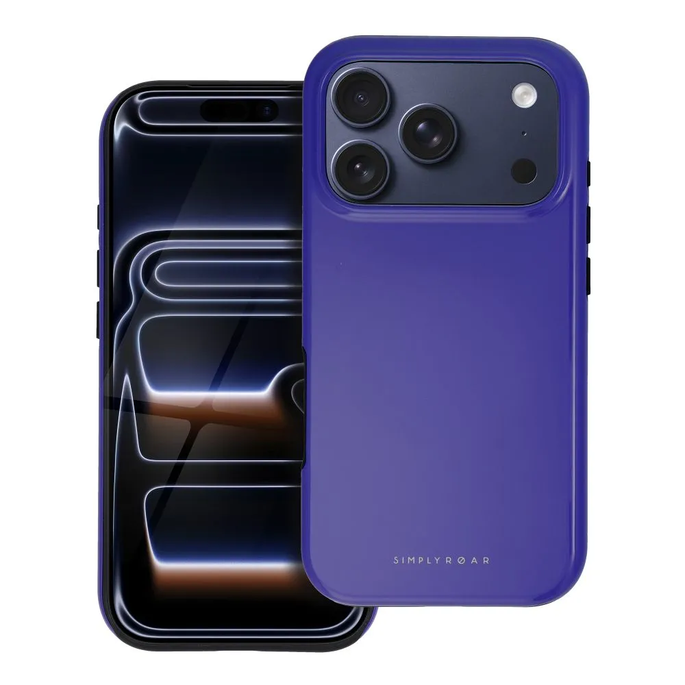 ROAR case RAINBOW BUMPER compatible with MagSafe for IPHONE 15 Pro Max purple