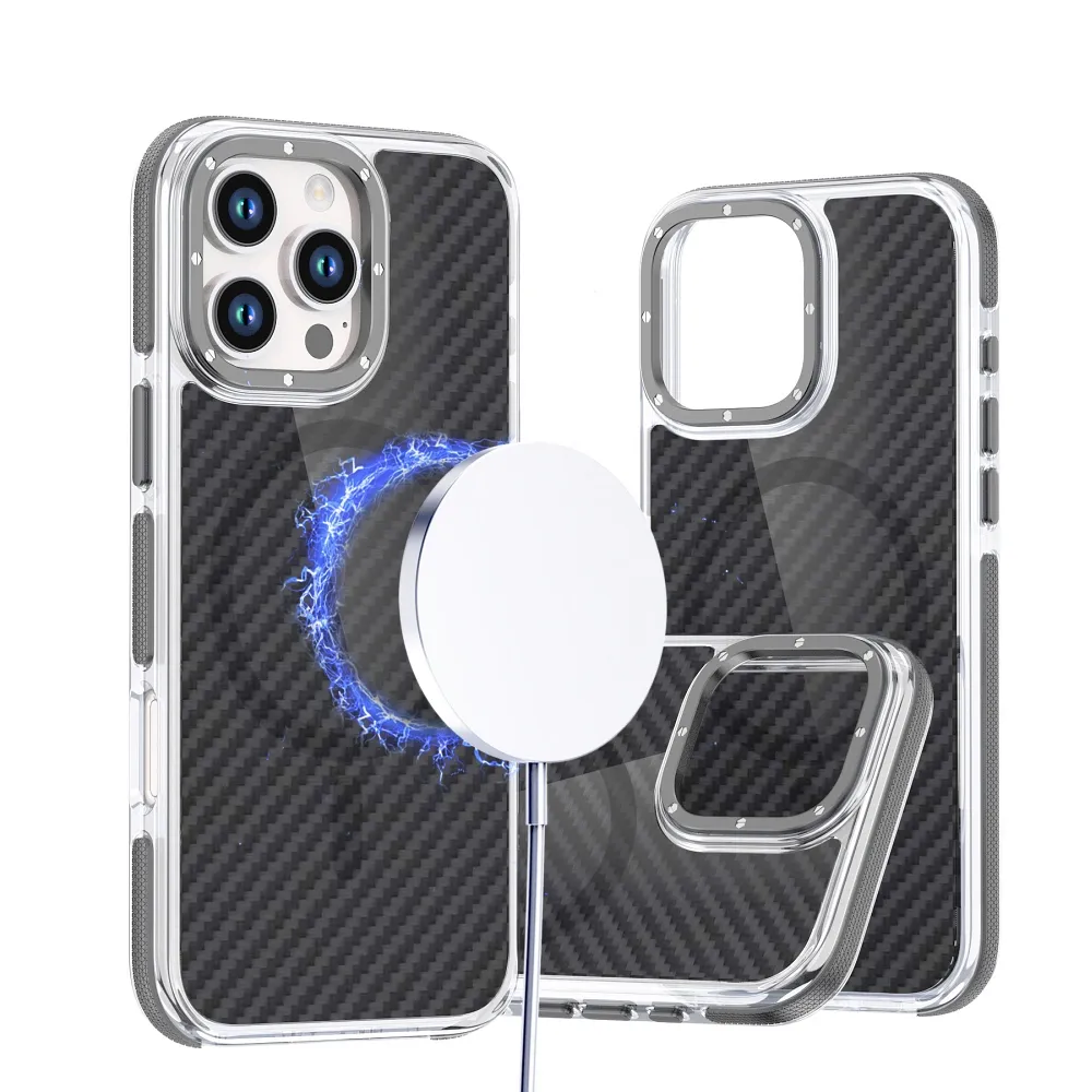 Case for Samsung S26 Fiber compatible with MagSafe gray