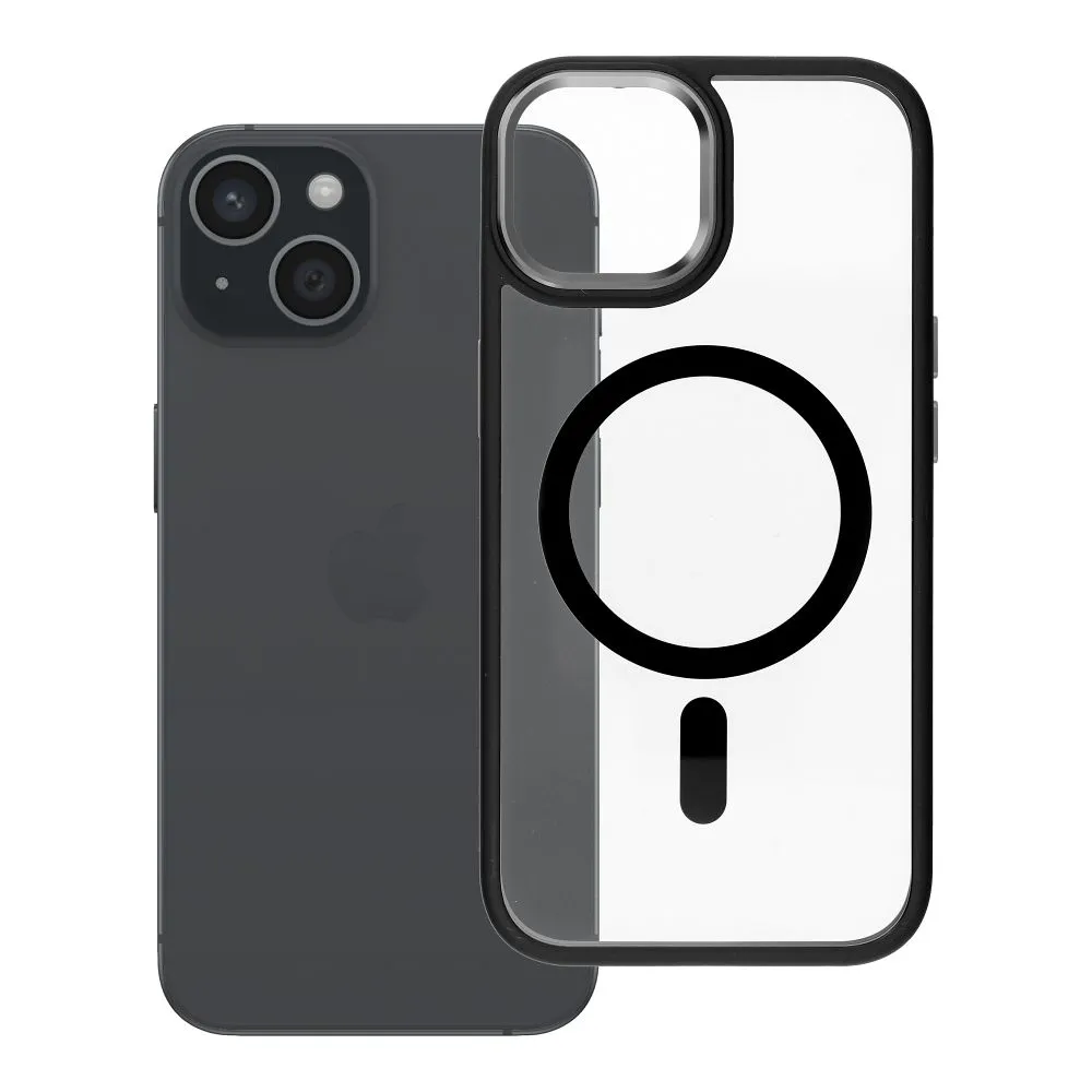 ROAR case MAG BUMPER compatible with MagSafe for IPHONE 15 black