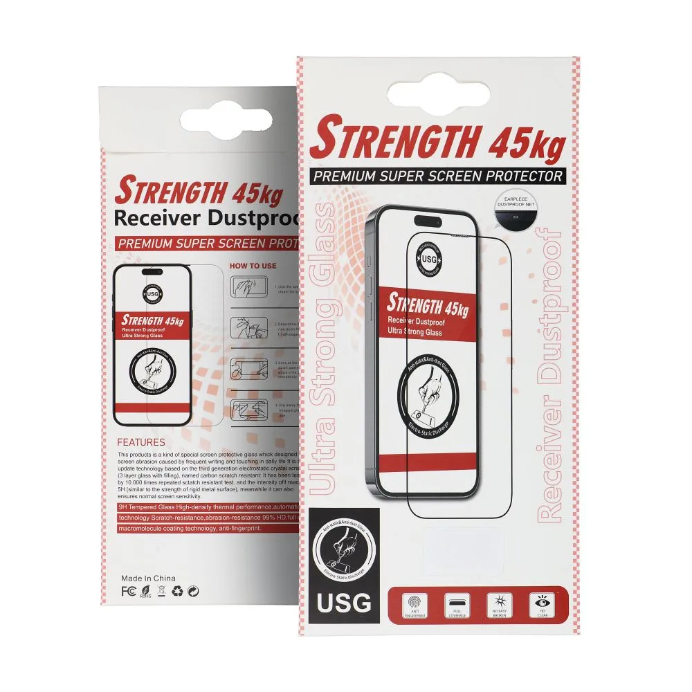 Tempered Glass ULTRA STRONG 45kg for IPHONE 12 PRO MAX