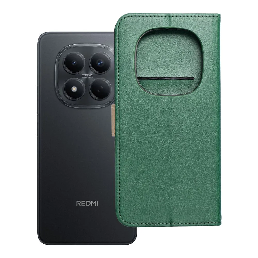 Flip case for Xiaomi Redmi NOTE 15 PRO 4G Split Book green and gold
