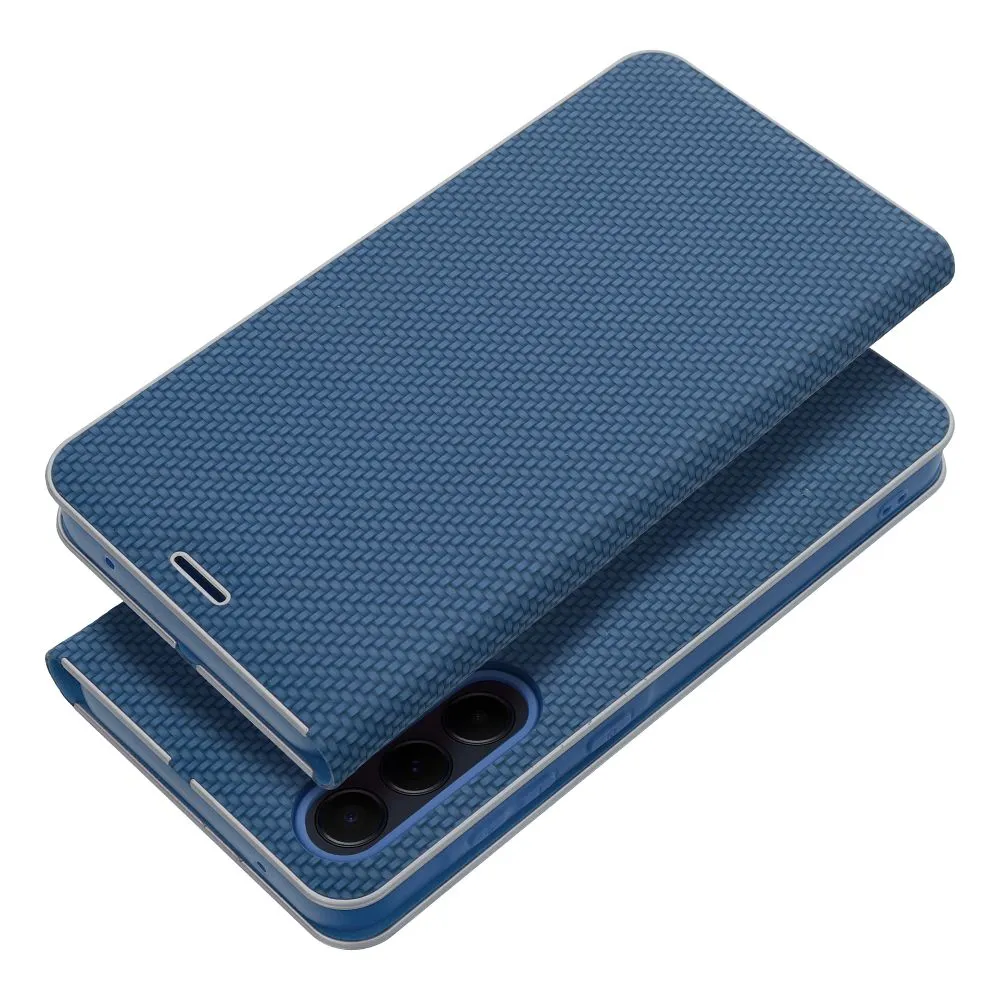 Flip case for Samsung A32 LTE ( 4G ) Luna Book Carbon blue