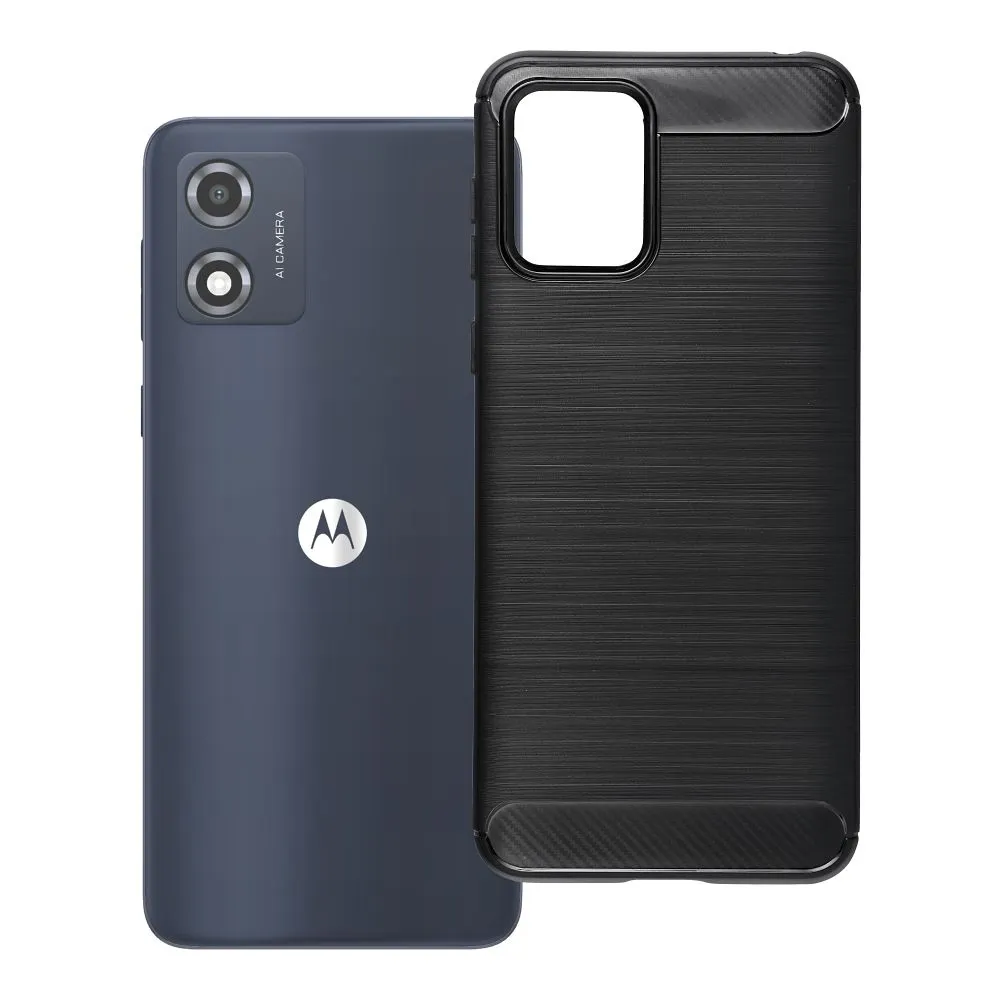 Case for Motorola E13 Carbon 2.0 black