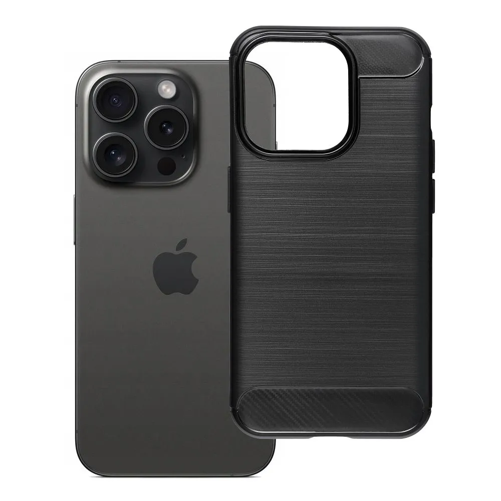 Case for iPhone 15 PRO Carbon 2.0 black