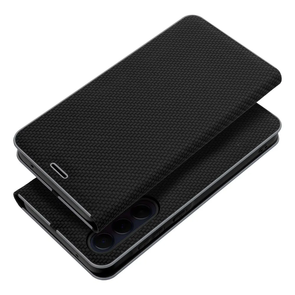 Flip case for Samsung A33 5G Luna Book Carbon black