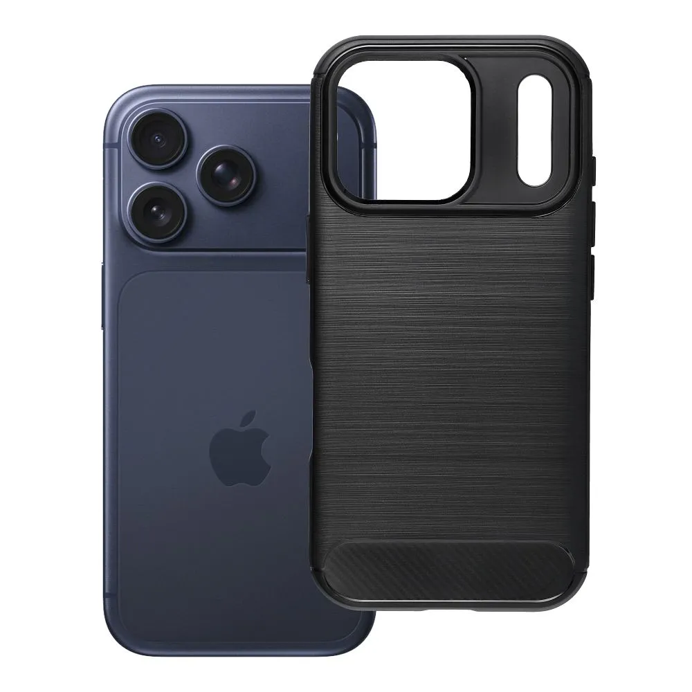 Case for iPhone 17 Pro / 18 Pro (low camera edge) Carbon 2.0 black