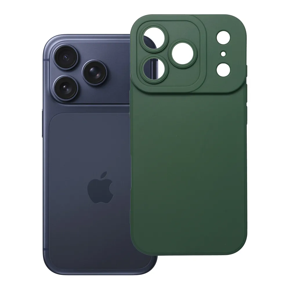 Case for iPhone 17 Pro / 18 Pro (low camera edge) Matt 2.0 dark green