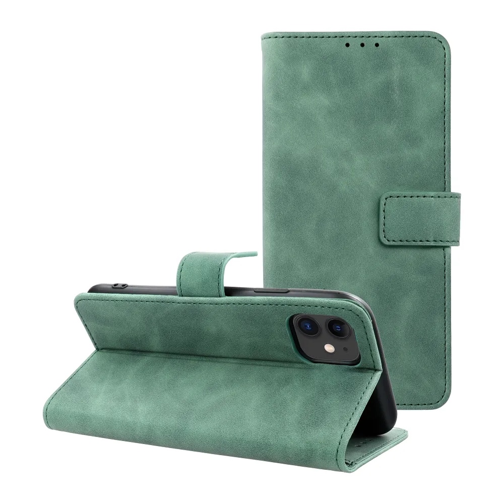 Flip case for iPhone 12 / 12 PRO Tender Book green