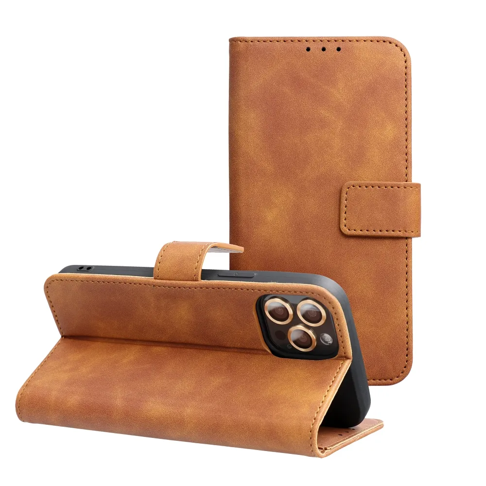 Flip case for Samsung S25 FE Tender Book brown