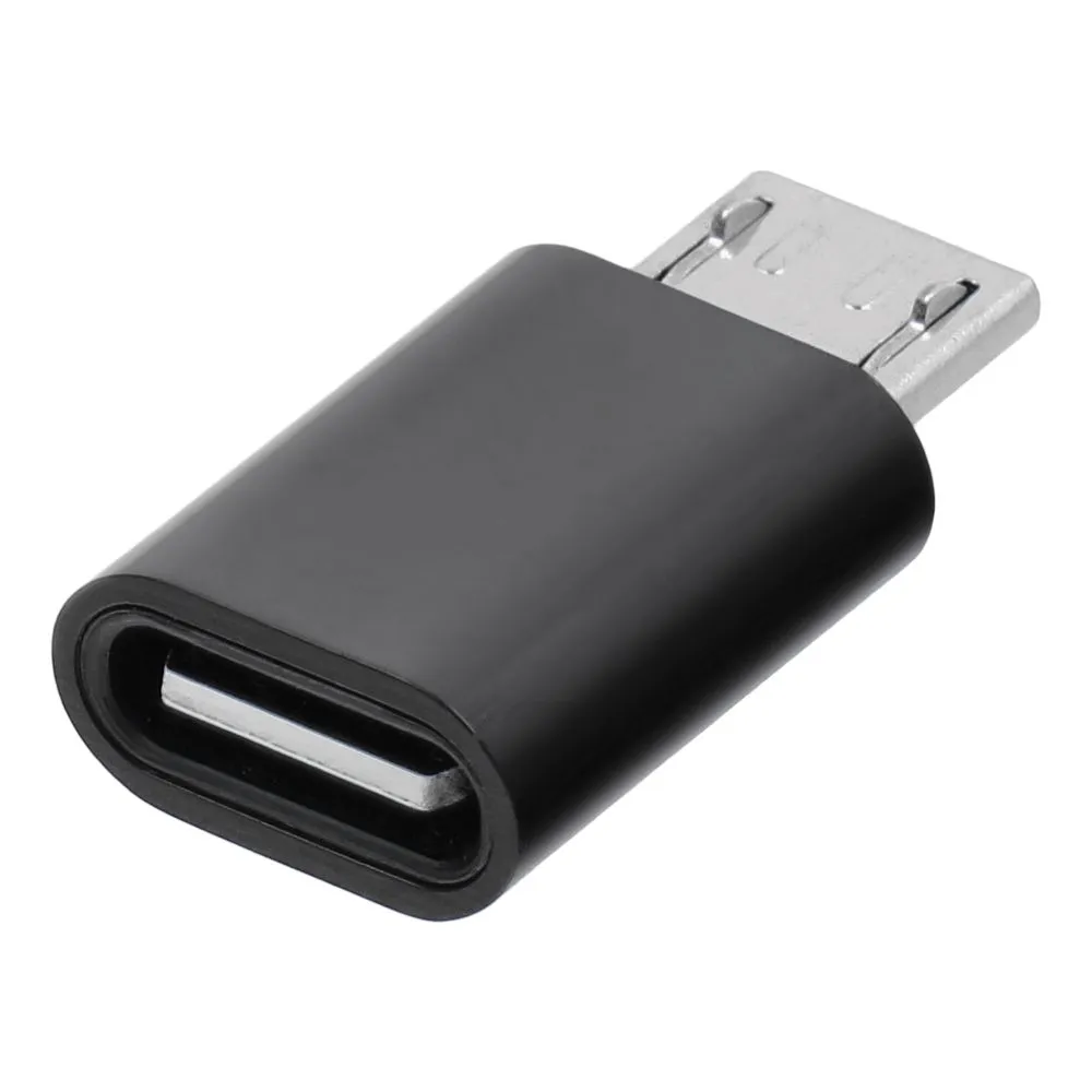 Adapter Type C to Micro USB Blue Star - black