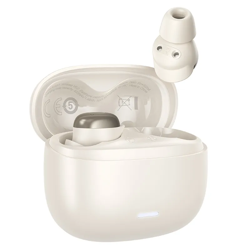Wireless earphones for sleep ANC Hoco EQ37 white star