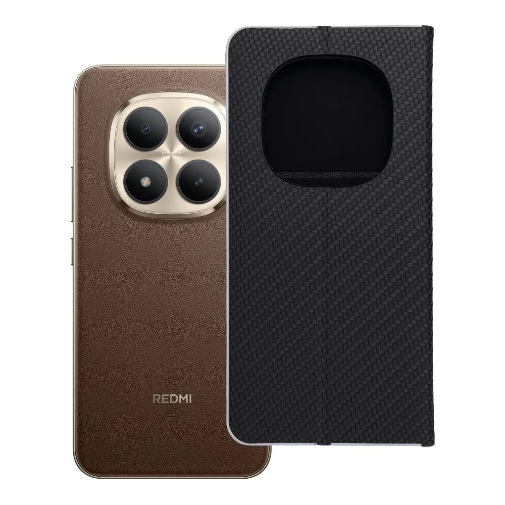 Flip case for Xiaomi Redmi NOTE 15 PRO PLUS 5G Luna Book Carbon black