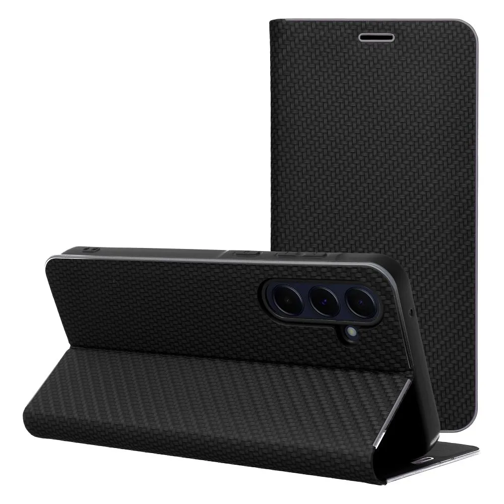 Flip case for Samsung S26 FE Luna Book Carbon black