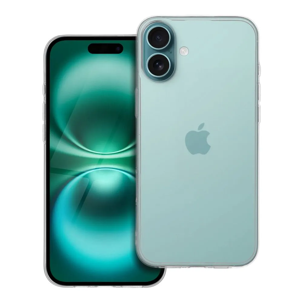 Case for iPhone 16 PLUS Clear Case 2 mm Box transparent