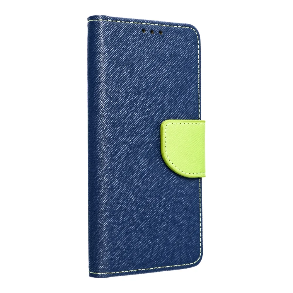 Flip case for Xiaomi Redmi NOTE 14 5G Fancy Book navy blue / lime