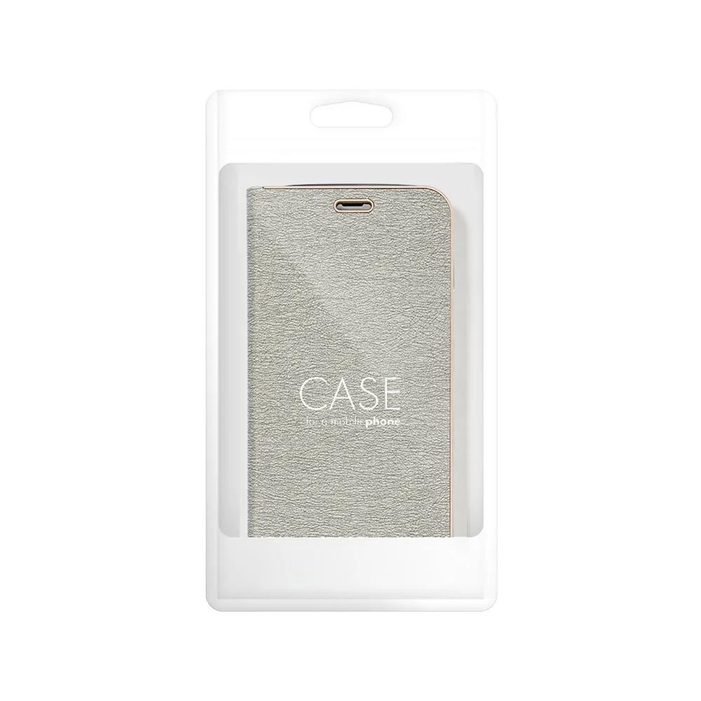 Flip case for Xiaomi Redmi 14C Luna Book Gold silver