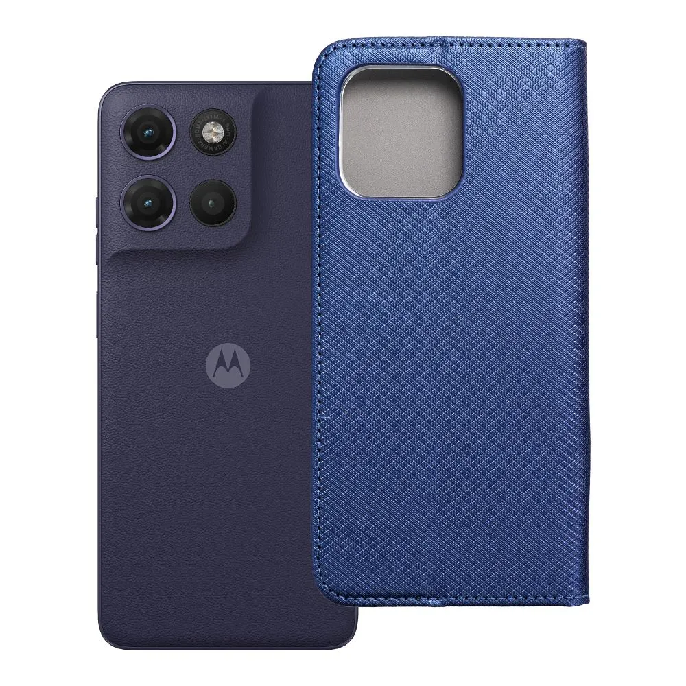 Flip case for Motorola G17 POWER Smart Case Book navy blue