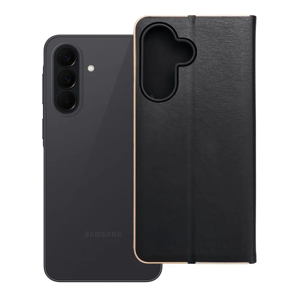 Flip case for Samsung A37 5G Luna Book Gold black