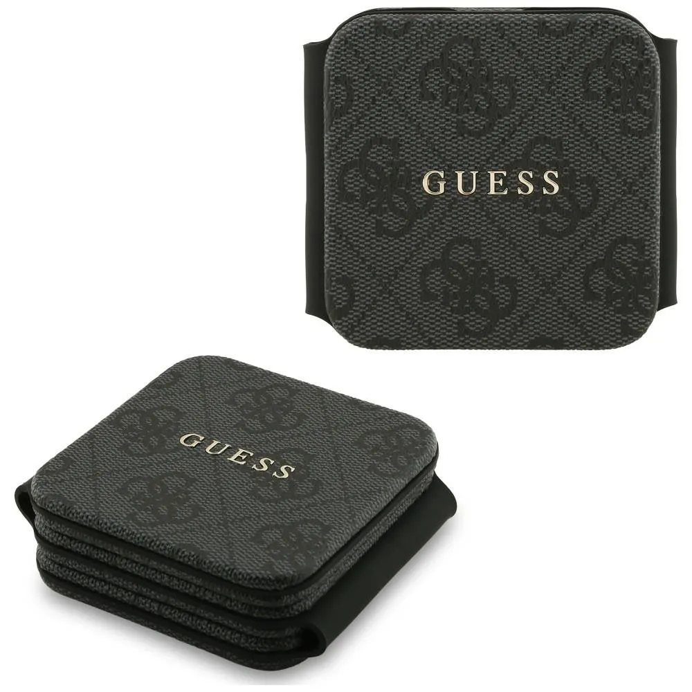 Wireless charger 3in1 compatible with MagSafe 15W GUESS GUE005639 black