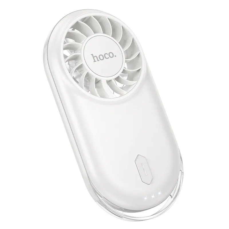 Portable mini fan Hoco HX611 milky white