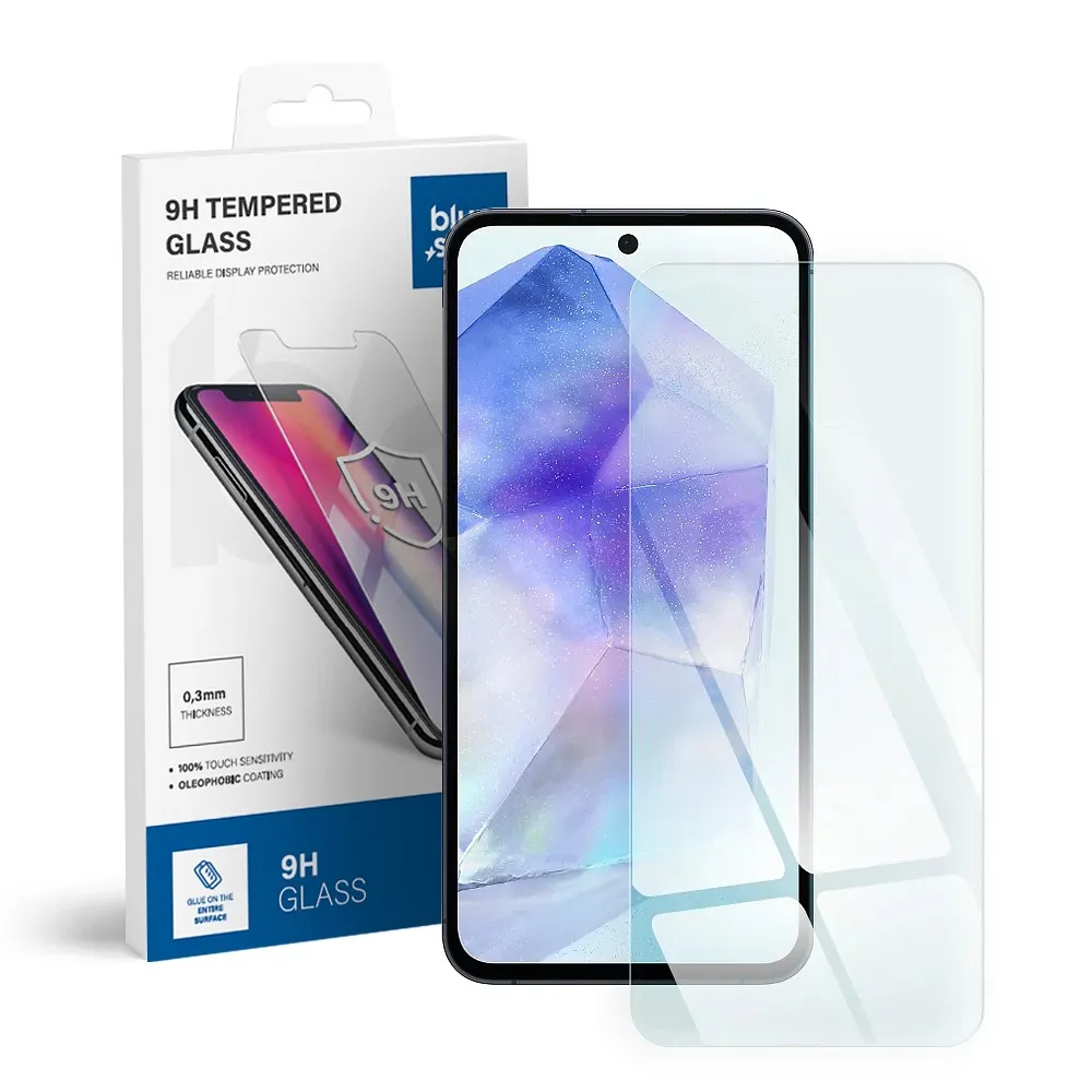 Tempered glass to Samsung Galaxy A55 5G / S25 FE / S26 FE Blue Star