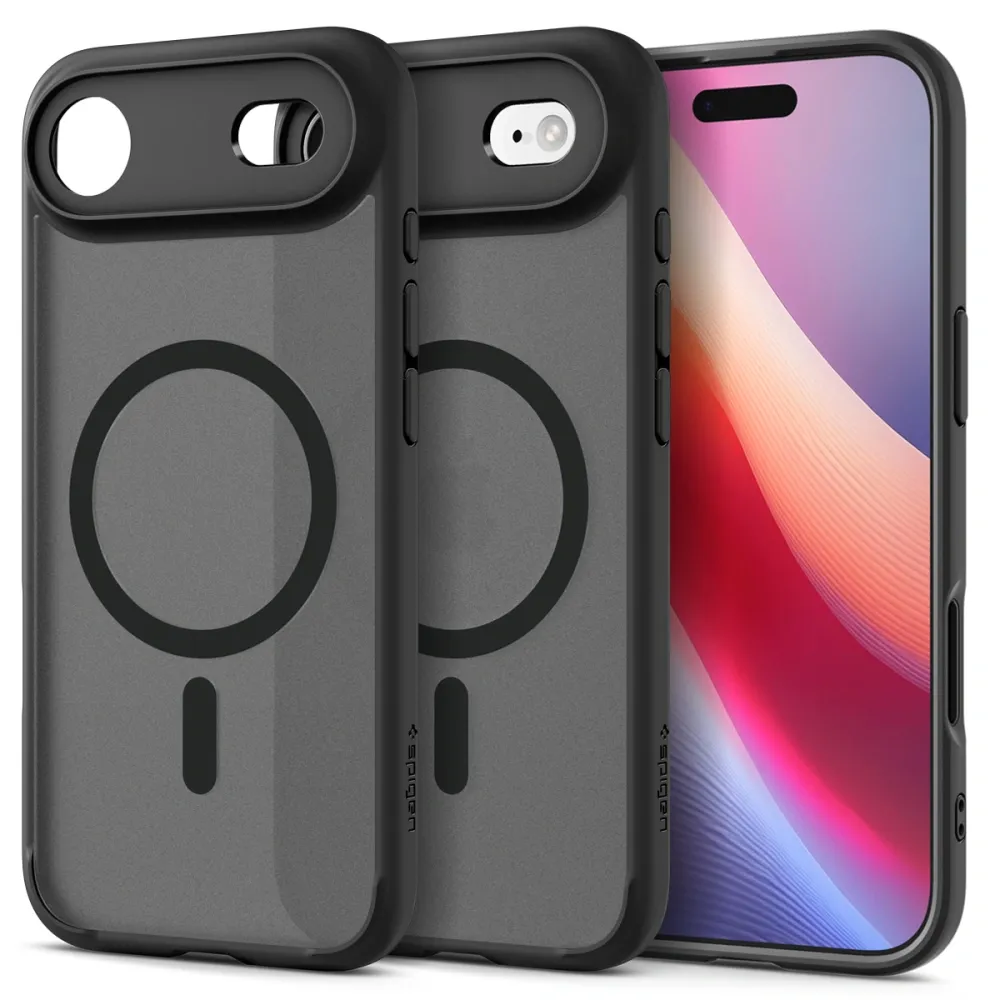 SPIGEN case ULTRA HYBRID MAG compatible with MagSafe for IPHONE 17 Air frost black