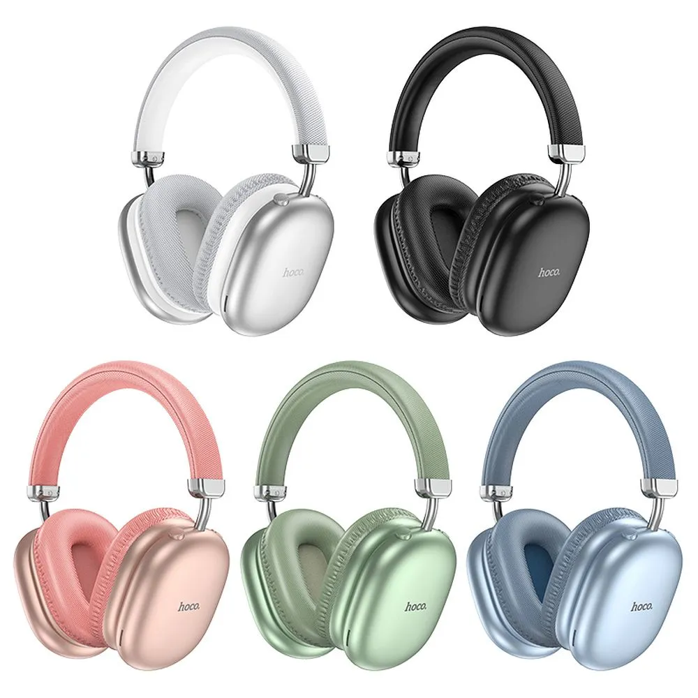 Wireless headphones Hoco W35 Max sky blue