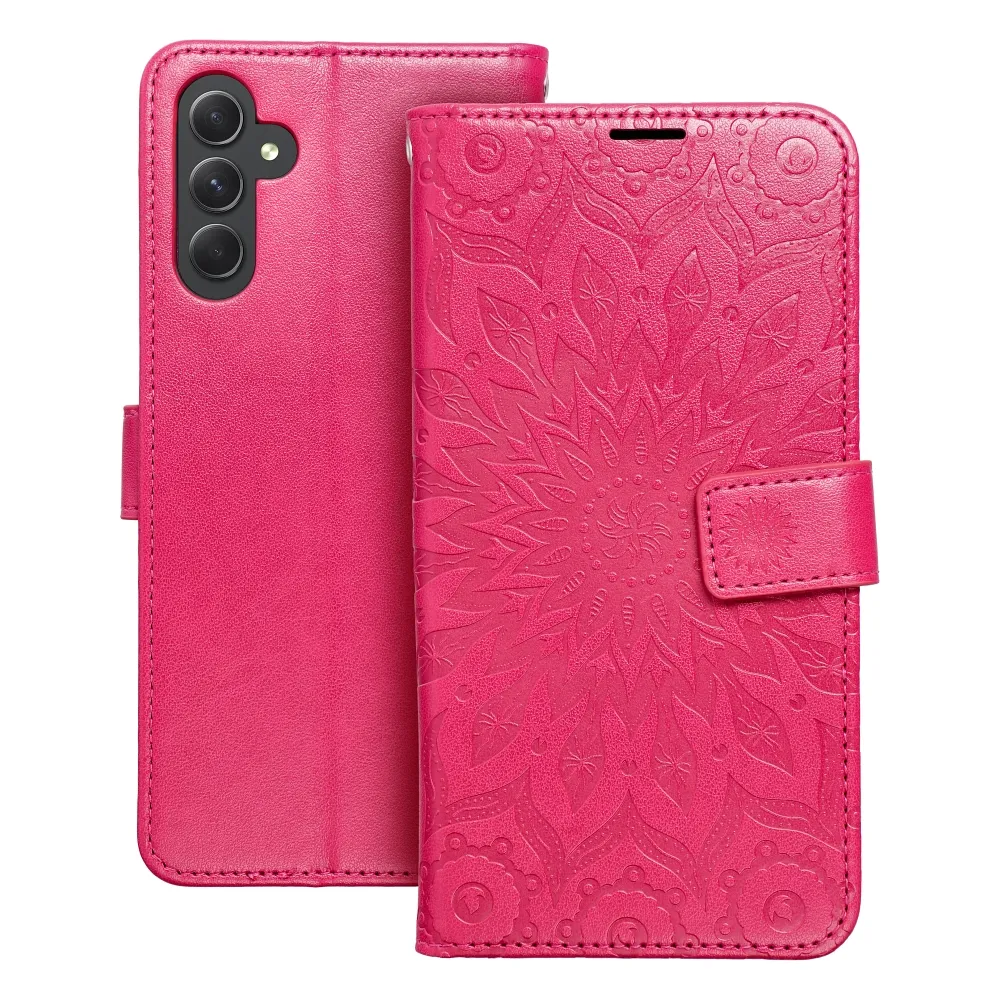 Flip case for Samsung A54 5G Mezzo Book mandala magenta