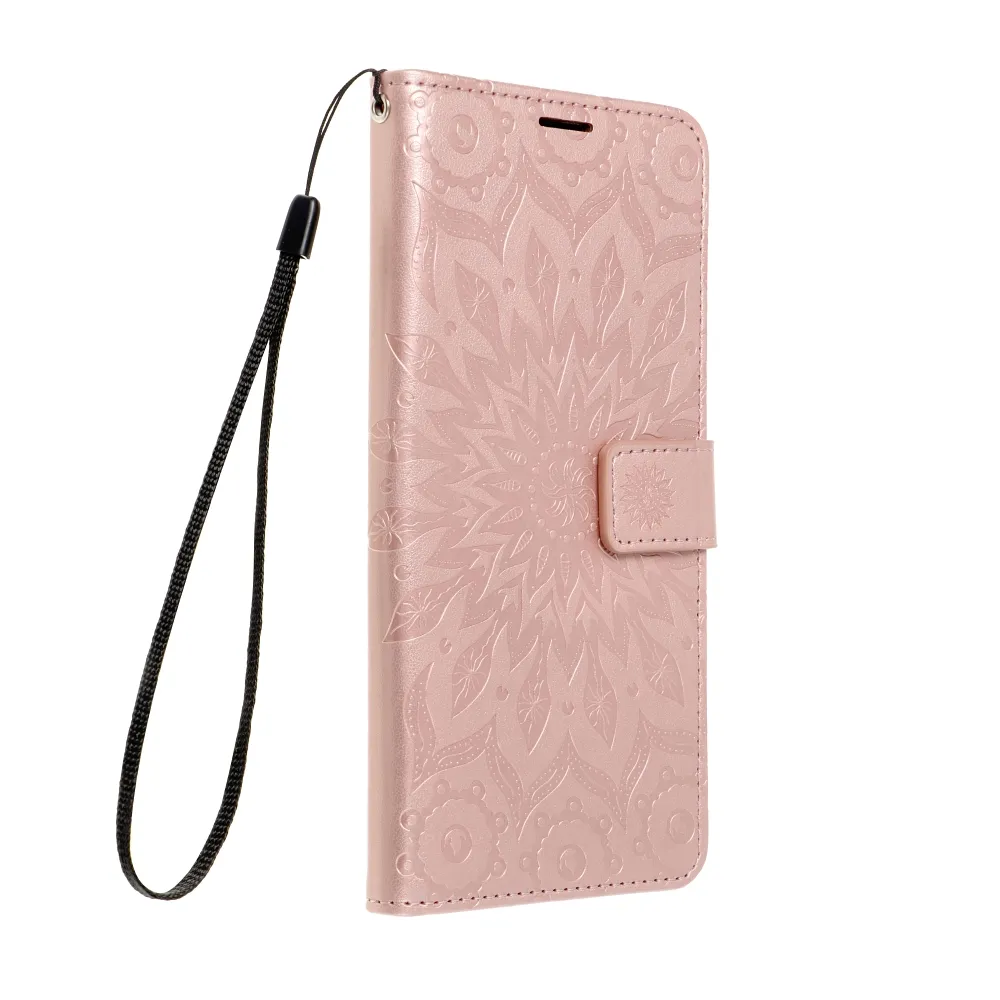 Flip case for Samsung S25 Mezzo Book mandala rose gold