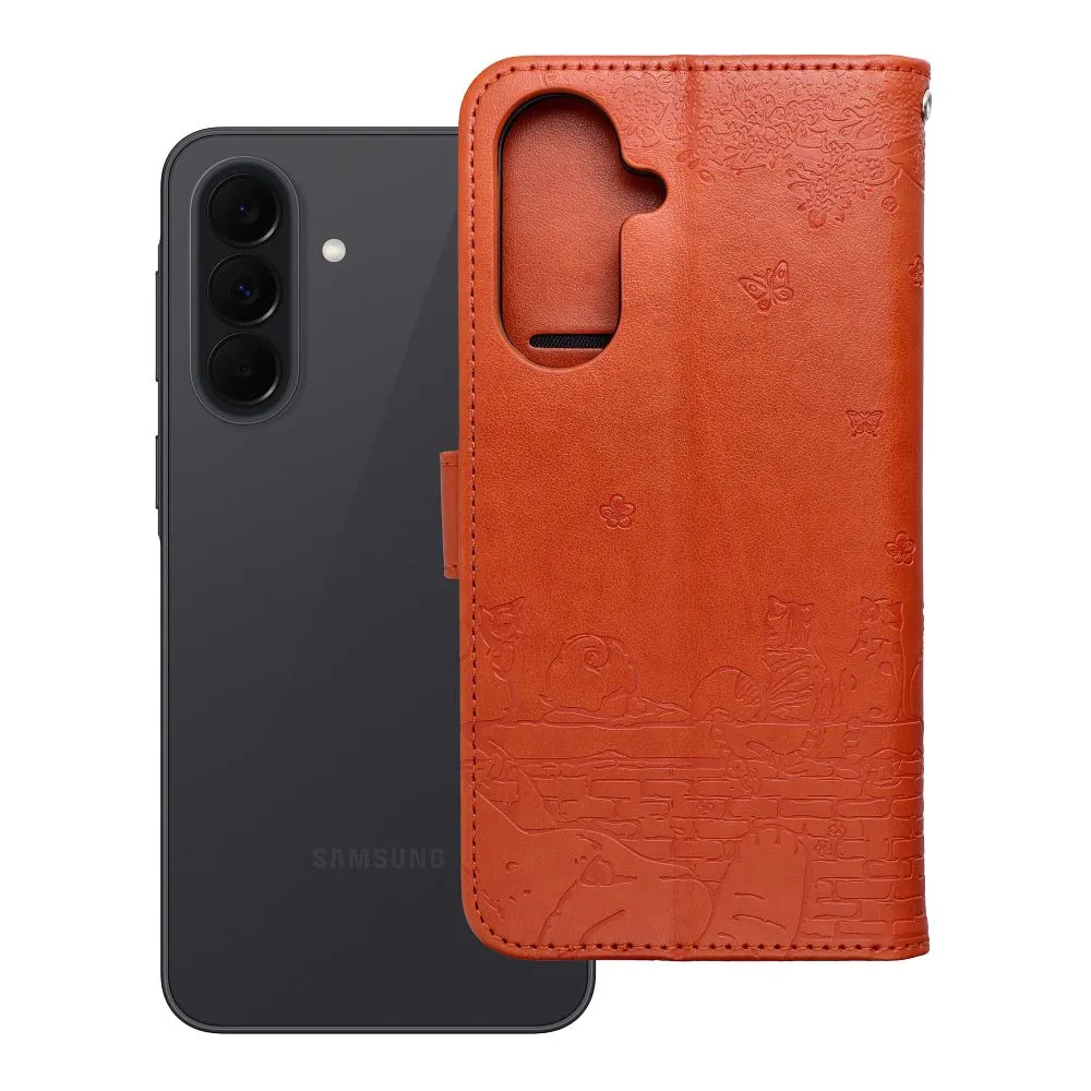 Flip case for Samsung A37 Mezzo Book cats brown