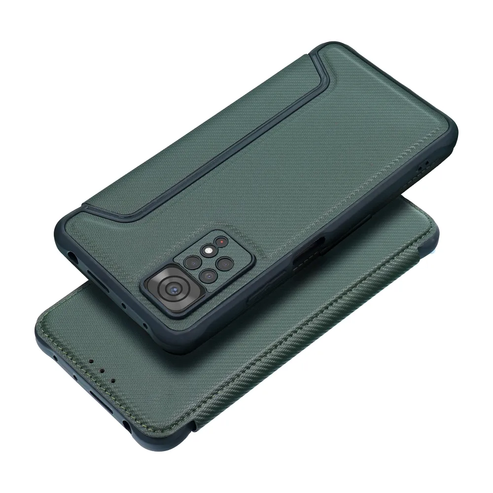 Flip case for Xiaomi Redmi 14C Razor Book dark green