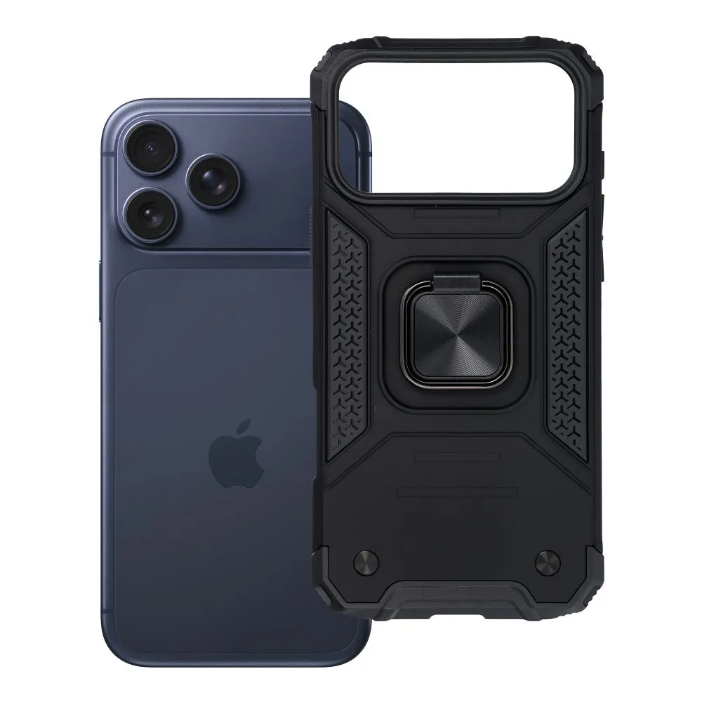 Case for iPhone 17 Pro Max / 18 Pro Max (low camera edge) Nitro black