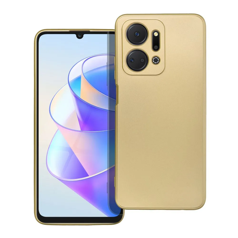 Case for Honor X7A Metallic gold