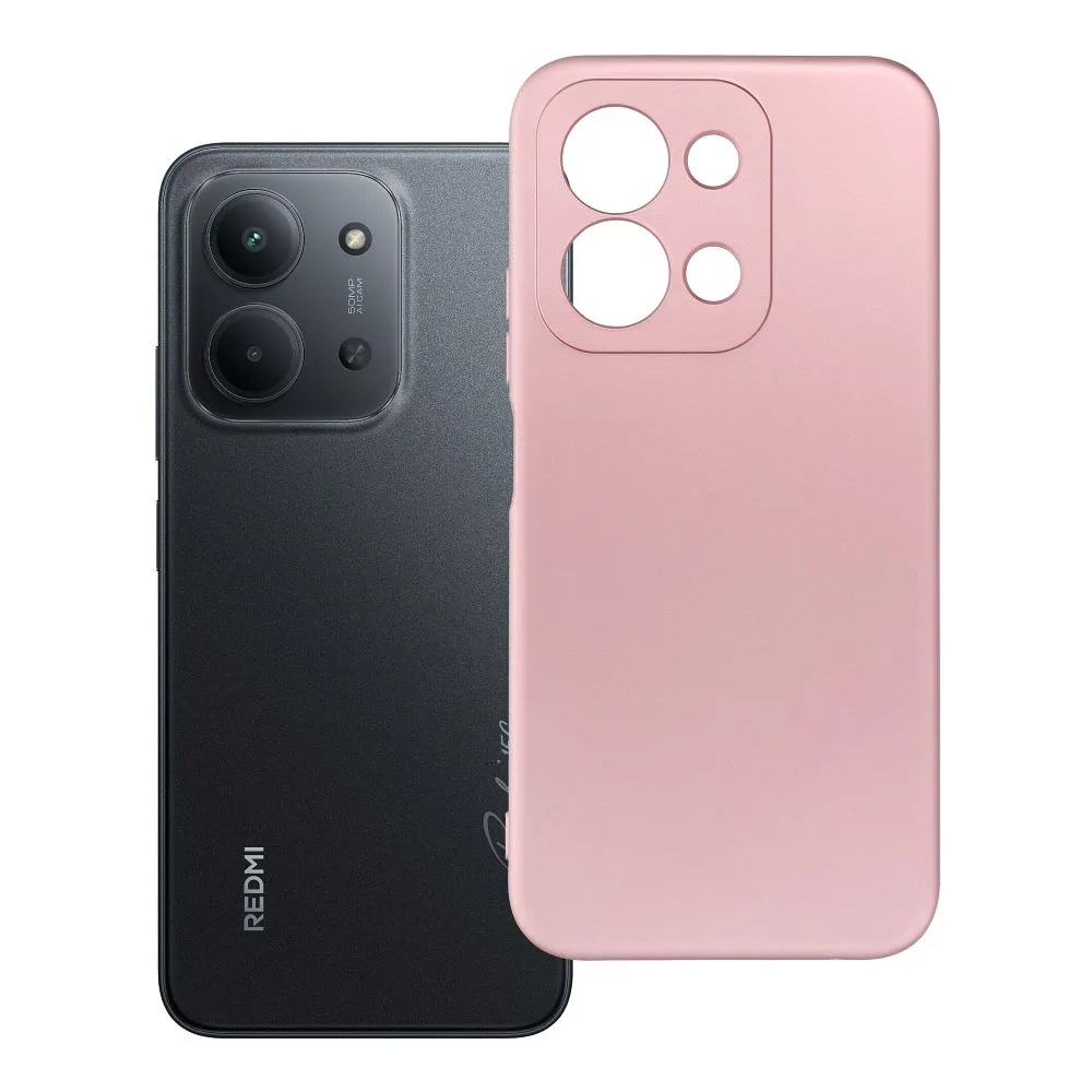 Case for Xiaomi Redmi 15C (173,16 x 81,07 x 8,2) Metallic pink