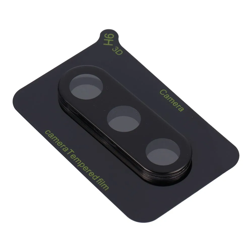 5D Full Glue Tempered Glass Camera Lens for Samsung S24 FE black