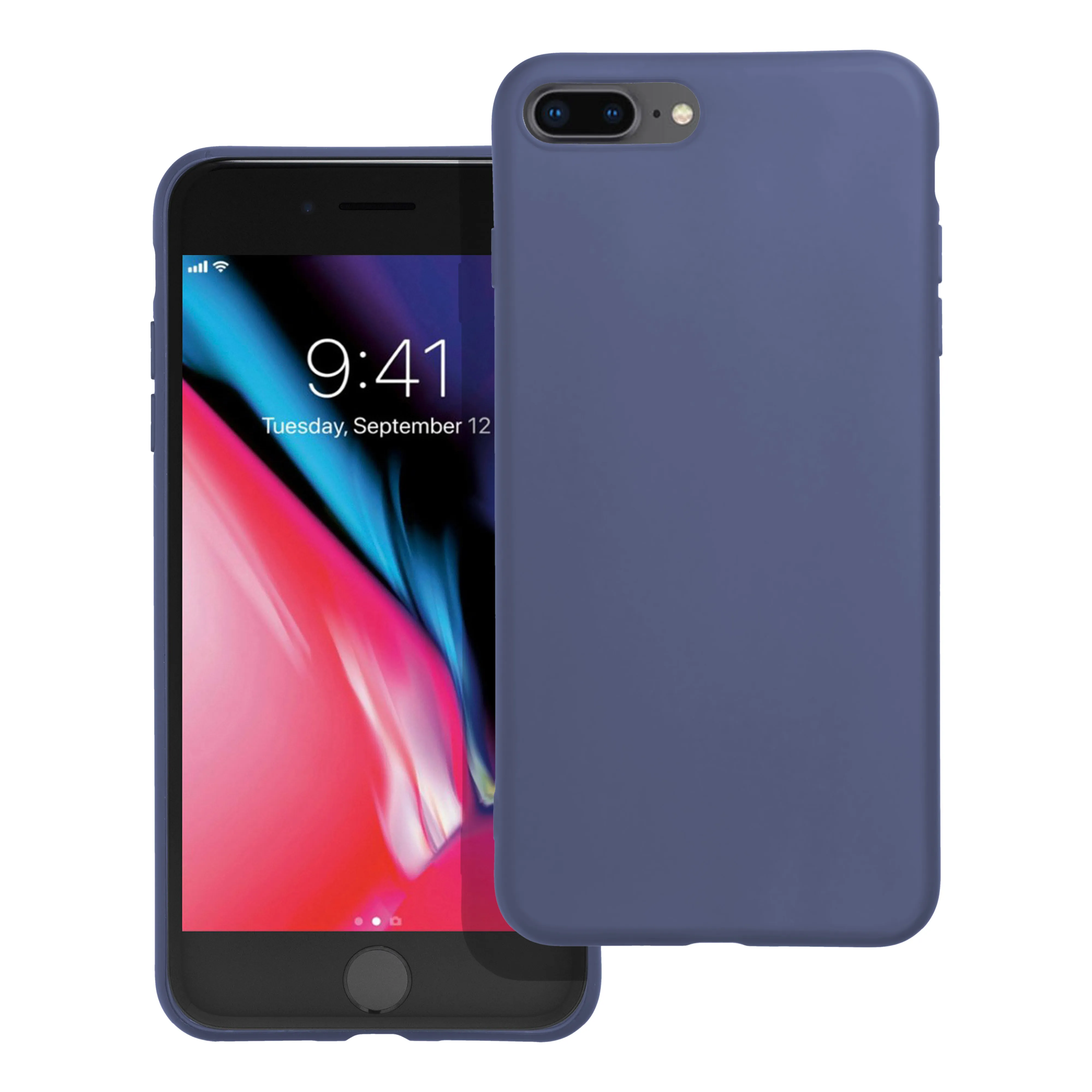 Case for iPhone 7 PLUS / 8 PLUS Matt blue
