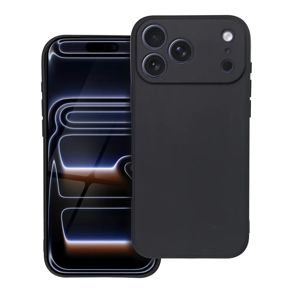 Case for iPhone 17 Pro Max / 18 Pro Max (low camera edge) Matt black