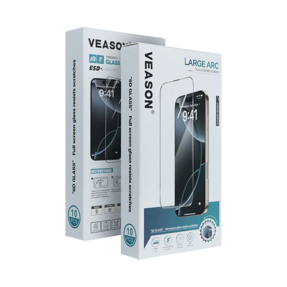 6D Veason Pro Glass (SET 10in1) - for Samsung Galaxy A18 / A17 4G / A17 5G / A16 4G / A16 5G / M16 5G black