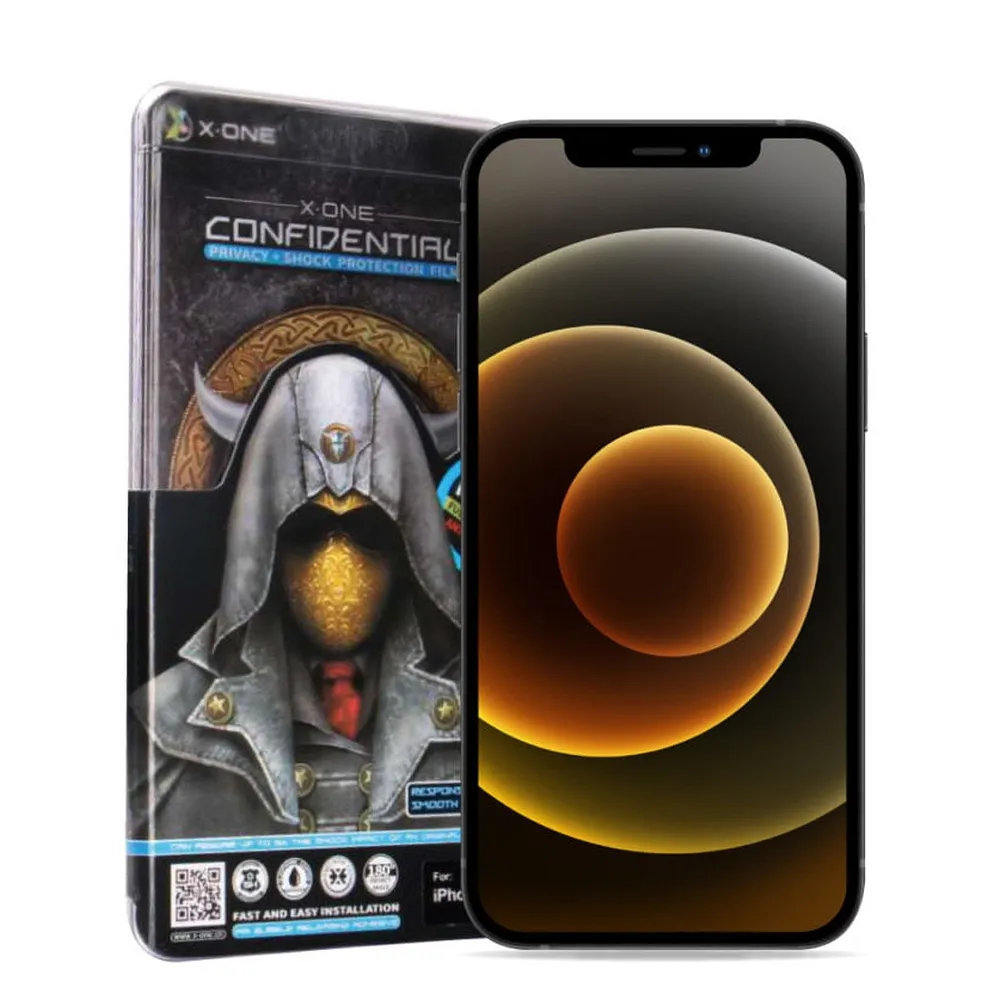 X-ONE Full Cover Extra Strong Privacy - for SAMSUNG S26 (full glue) tempered glass 9H