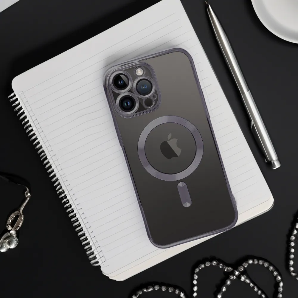 Case for Samsung A56 Electro Mag Cover compatible with MagSafe black