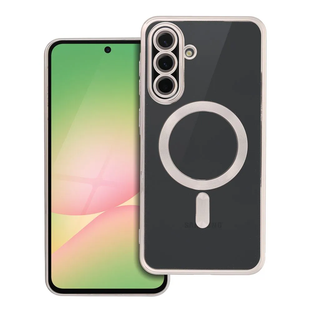 Case for Samsung A56 Electro Mag Cover compatible with MagSafe titanium